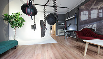Eckhohlkehle im Mietstudio Berlin